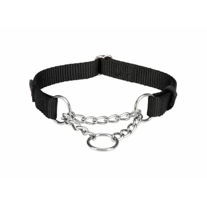Trixie Premium – Collar semiestrangulador – S-M: 30-40 cm/15 mm, negro
