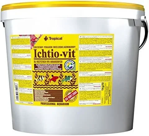 Tropical ichtio Vit Principal Copo de Forro (Forro) para Todos los Peces Ornamentales, 1er Pack (1 x 5 l)