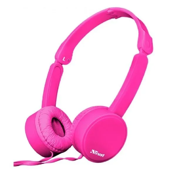 Trust Nano Auriculares Plegables – Rosa
