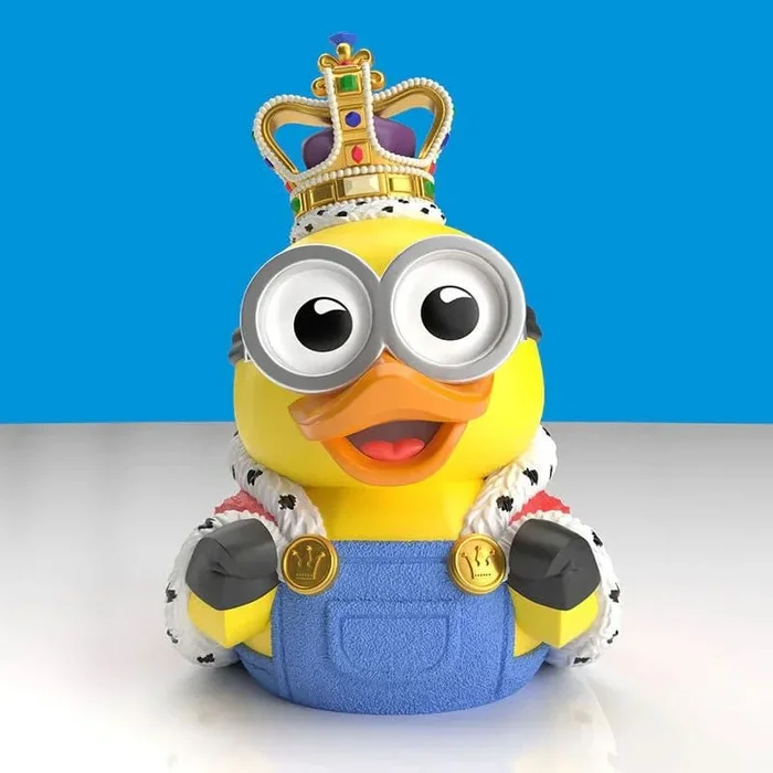 TUBBZ Caja Edición: Minions – King Bob Figura Coleccionable de Pato de Goma Disfrazado
