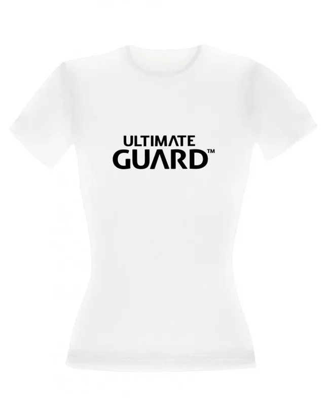 Ultimate Guard Camiseta Mujer Wordmark Blanco (L)