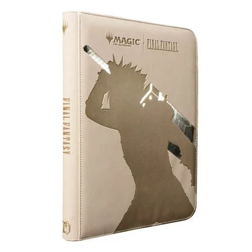 Ultra PRO – Final Fantasy x Universes Beyond Cloud, Ex-SOLDIER 9-Pocket Premium Zippered PRO-Binder for Magic: The Gathering | TCG Card Collector Album, MTG Binder, Final Fantasy Card Binder