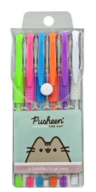 Undercover PUSH0194 bolígrafo de gel Bolígrafo de gel con tapa Azul, Verde, Gris, Naranja, Rosa, Púrpura