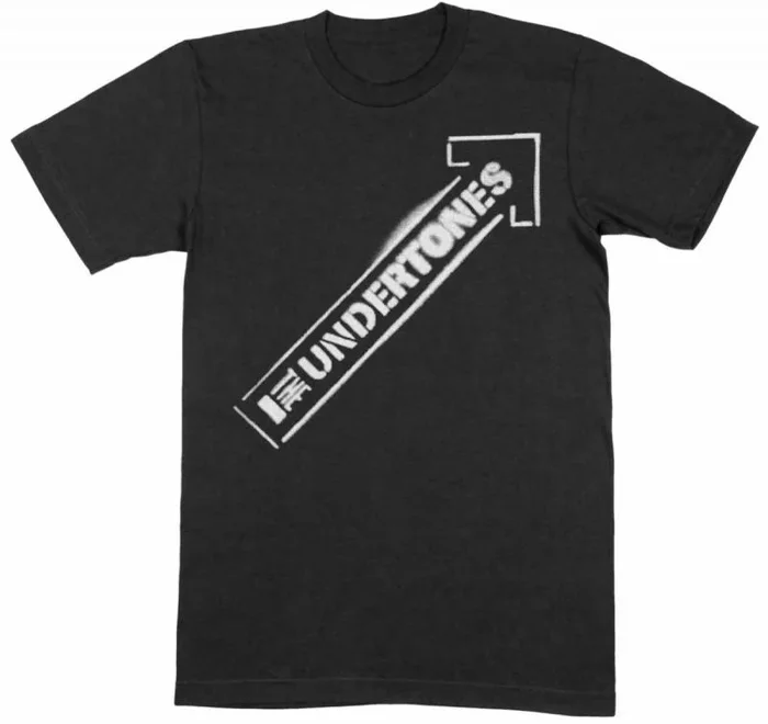 Undertones – arrow spray (unisex black t-shirt) ex ex large