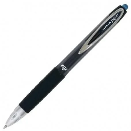 Uni-Ball UMN-207 Signo 207RT Bolígrafo de gel de punta retráctil Azul 12 pieza(s)