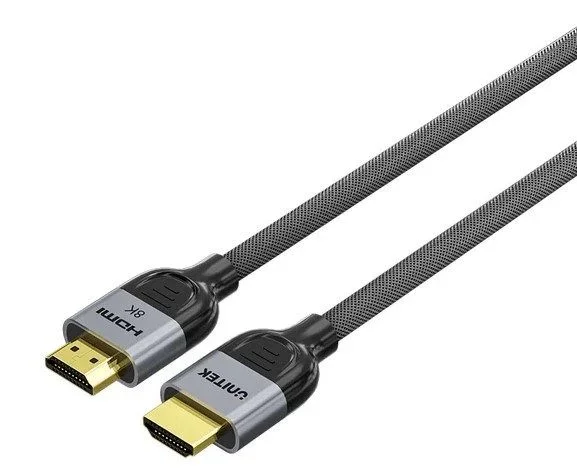 Unitek hdmi cable 2.1 lux braided nylon, 1m