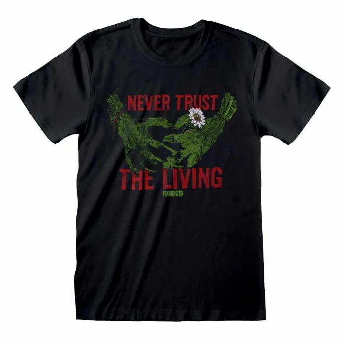 Universal monsters – never trust the living (unisex black t-shirt) ex ex large