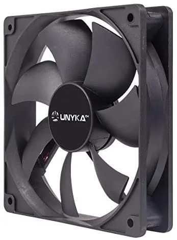 UNYKAch 51800 sistema de refrigeración para ordenador Carcasa del ordenador Ventilador 12 cm Negro
