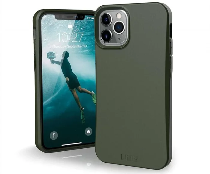 Urban Armor Gear Biodegradable Outback funda para teléfono móvil 14,7 cm (5.8″) Oliva