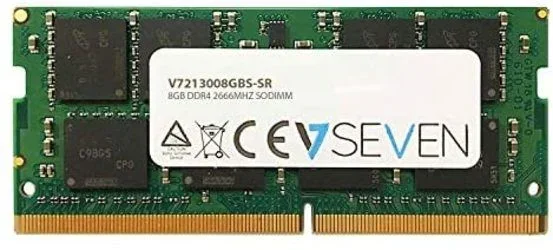V7 8GB DDR4 PC4-21300 – 2666MHZ 1.2V SO DIMM Módulo de Memoria Portátil – V7213008GBS-SR