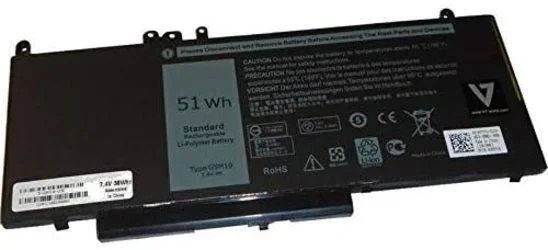V7 Batería de recambio D-G5M10-V7E para una selección de portátiles de Dell