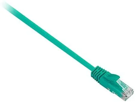 V7 Cable verde Cat5e blindado (STP) con conector RJ45 macho a RJ45 macho 10m 32.8ft