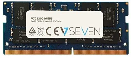 V7 DDR4 PC4-21300 – 2666MHZ 1.2V SO DIMM Módulo de Memoria Portátil – V72130016GBS