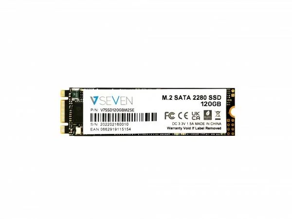 V7 V7SSD120GBM2SE unidad de estado sólido M.2 120 GB Serial ATA III 3D TLC