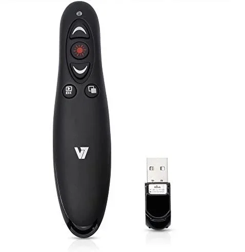 V7 WP1000-24G-19EB V7 Presentador inalámbrico profesional