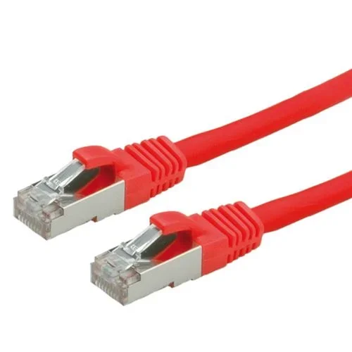 Value S/FTP Patch Cord Cat.6, halogen-free, black, 1m cable de red Negro