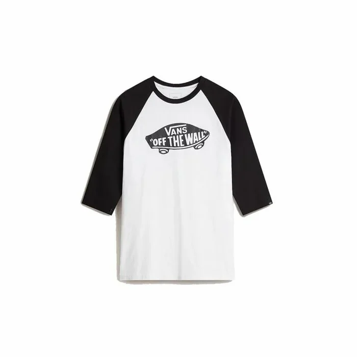 Vans Herren Otw Raglan T-Shirt, Mehrfarbig (WHITE-BLACK YB2), Large