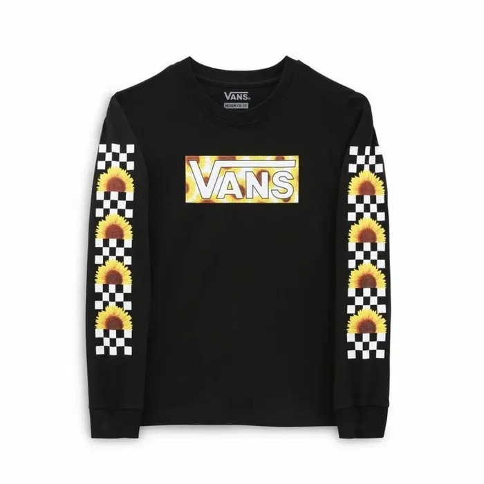 Vans Sunlit V LS BFF Camiseta, Negro, 14-16 Años para Niñas