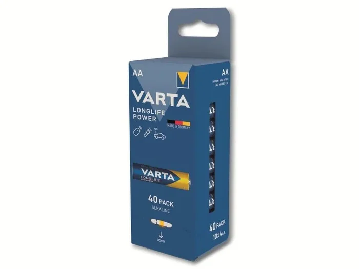 Varta 4106 Longlife – Lote de Pilas alcalinas AA y Mignon (24 Unidades)
