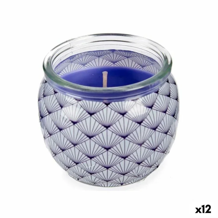 Vela perfumada arándano 7,5 x 6,3 x 7,5 cm (12 unidades)
