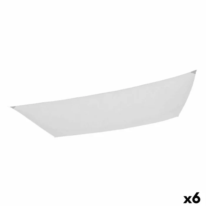 Velas de sombra aktive rectangular blanco 200 x 0,5 x 300 cm (6 unidades)