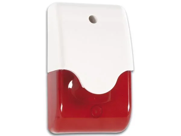 Velleman SVPSL3R Sirena con cable Interior Rojo, Blanco