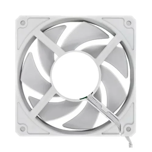 Ventilador de chasis Mf12025 4 pines Fdb suspensión magnética alta presión 2200Rpm (Blanco)