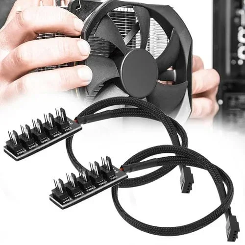 Ventilador de Computadora Hub PWM para Chasis 2 PCs A Drag Five
