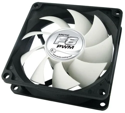 Ventilador f8 pwm pst 80mm blanco-negro arctic