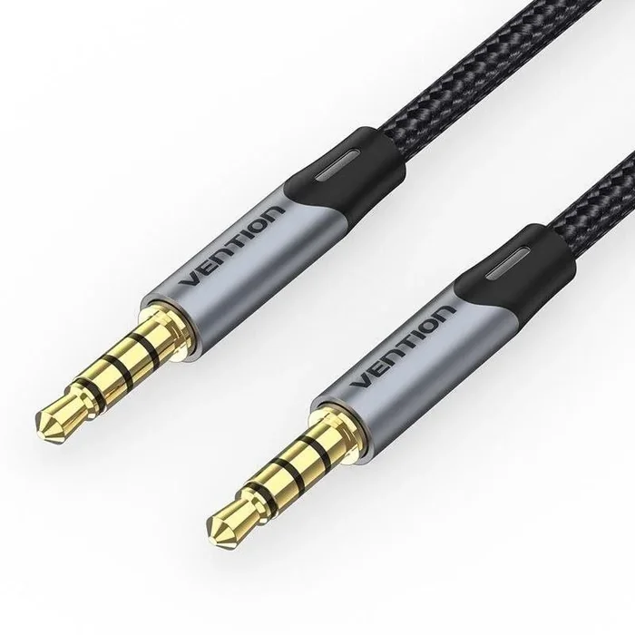 Vention Cable Estéreo BAQHG/ Jack 3.5 Macho – Jack 3.5 Macho/ 1.5m/ Gris