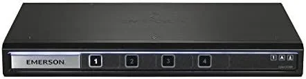 Vertiv Avocent KVM de escritorio seguro Secure KVM PP 3.0 de 4 puertos, NIAPP, Display Port, puertos de periféricos USB 2.0, audio, UE