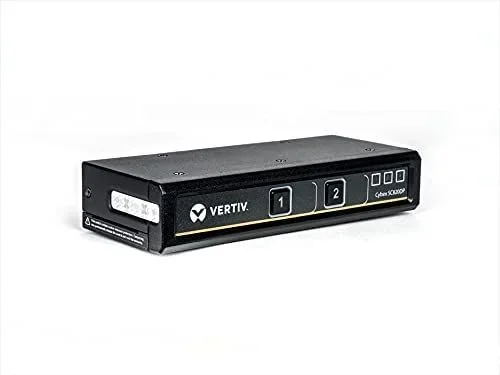 Vertiv SC820DPH-400 interruptor KVM Negro