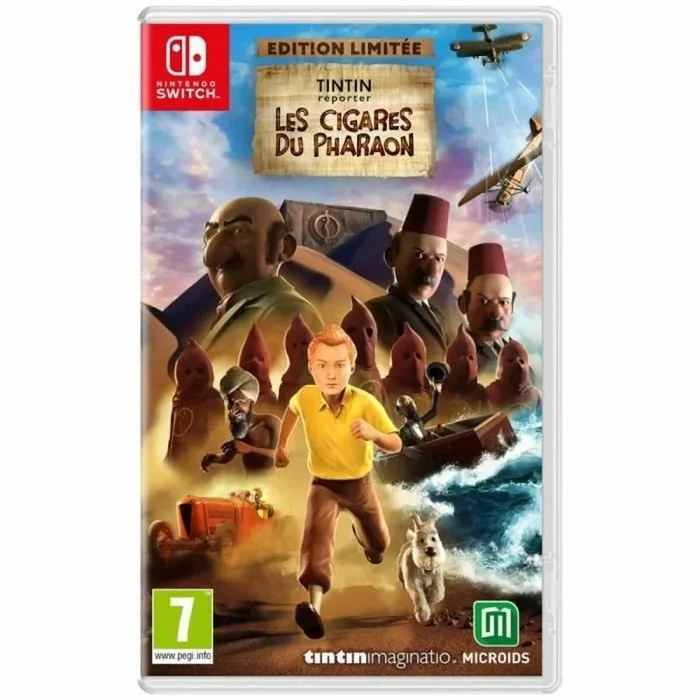 Videojuego para switch microids tintin reporter : les cigares du pharaon