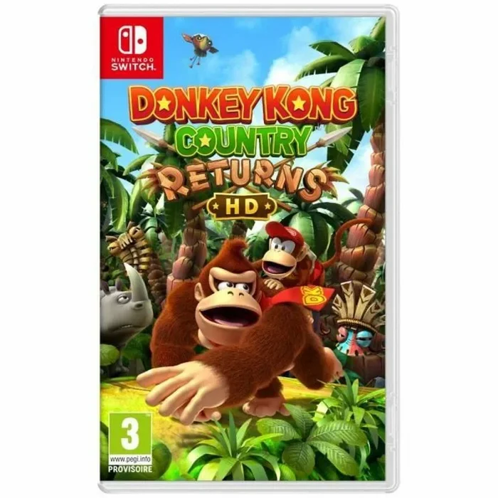 Videojuego para switch nintendo donkey kong country returns hd