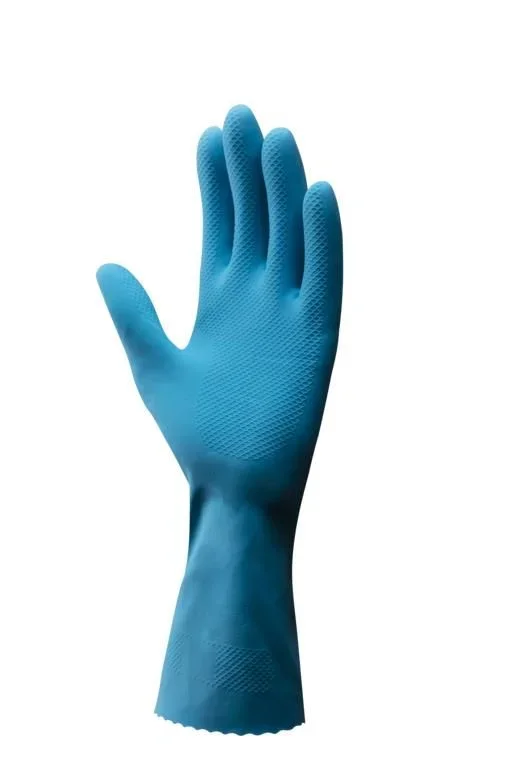 Vileda Confort Extra Guantes de cocina Azul, Gris Látex 1 pieza(s)
