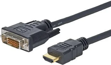 Vivolink 5.0m HDMI – DVI-D 5 m Negro