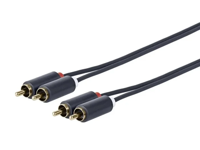 Vivolink PRORCARCA20 cable de audio 20 m 2 x RCA Negro