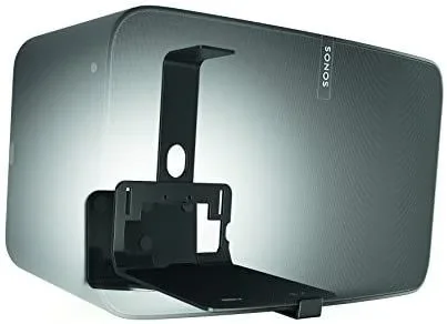 Vogel’s SOUND 3205 Soporte de pared universal para altavoces, Máx. 5 kg, Inclinable -30º / + 30º, Girar hasta 70º, También adecuado para Sonos Five & Play:5, Negro