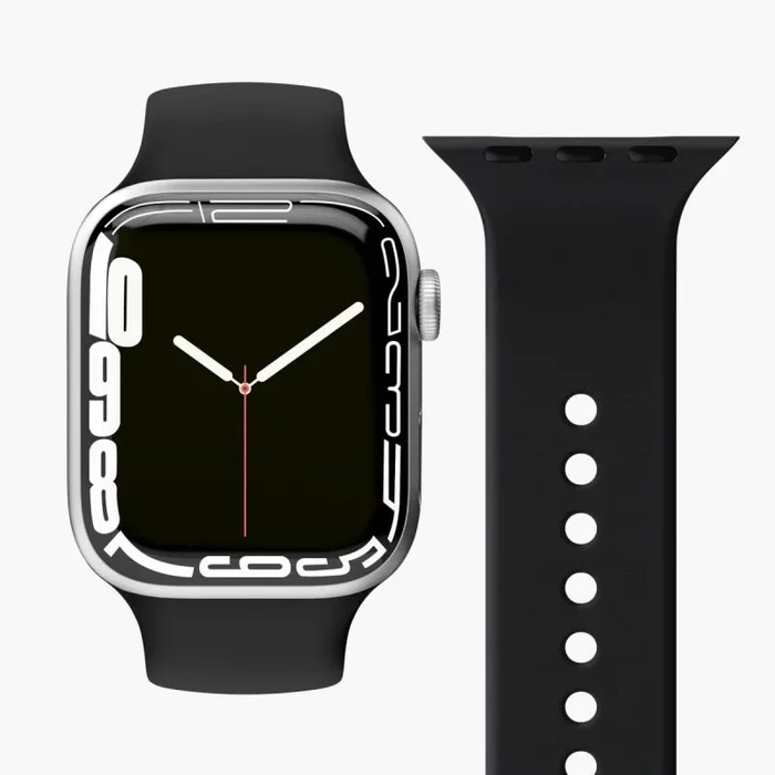 VONMÄHLEN Correa clásica – Correa de reloj, 42 | 44 | 45 | 49, Silicona