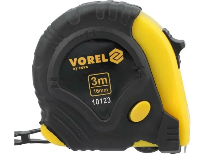 VOREL 10123 regla de plegamiento Cloruro de polivinilo (PVC), Acero