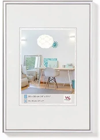 walther design Marco de fotos plata 30 x 40 cm Marco de plástico New Lifestyle KV040S