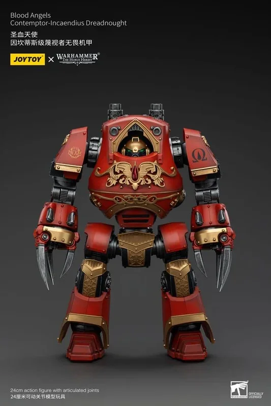 Warhammer the horus heresy figura 1/18 blood angels contemptor-incaendius dreadnought 24 cm
