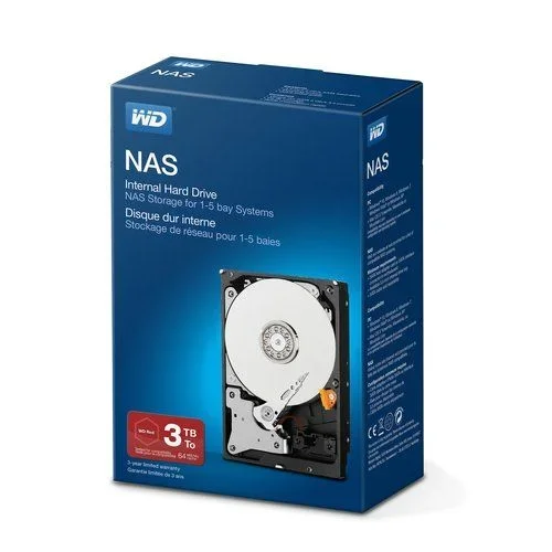 Wd red disco duro interno 3.5″ 3tb nas sata3