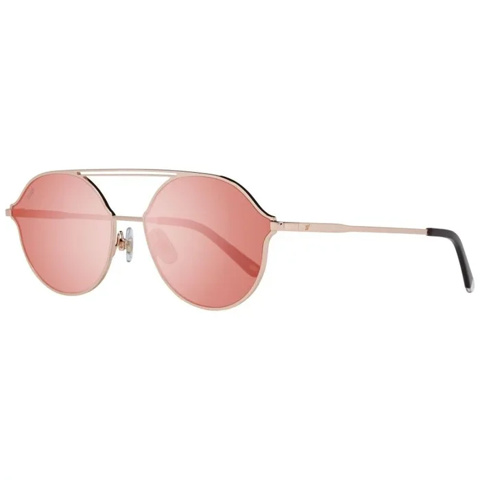 Web Unisex adulto WE0198 34Z 57 Monturas de gafas, Dorado (Bronzo Chiaro LucSpecchiato), 57