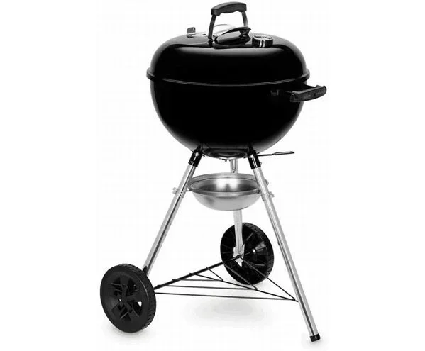 Weber 13101004 Original Kettle Barbacoa de Carbón, 47 cm, Negro