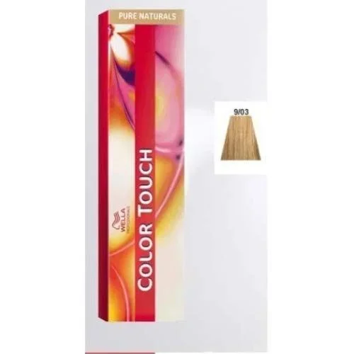 Wella professionals color touch pure naturals 9/03 60 ml