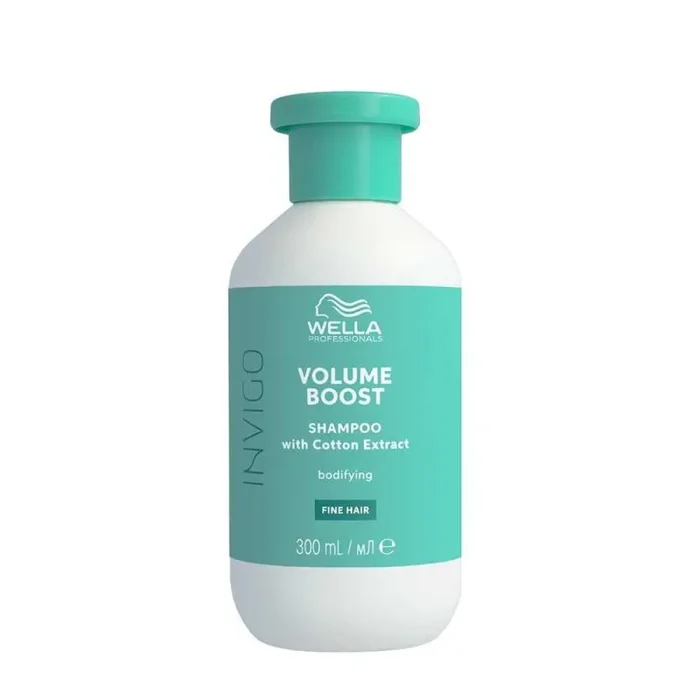 Wella Professionals Invigo Volume Boost | Champú Potenciador de volumen | Brillo | Extracto de Algodón 300ml