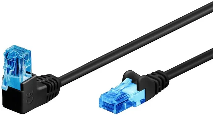 Wentronic 51531 cable de red Negro 3 m Cat6a U/UTP (UTP)