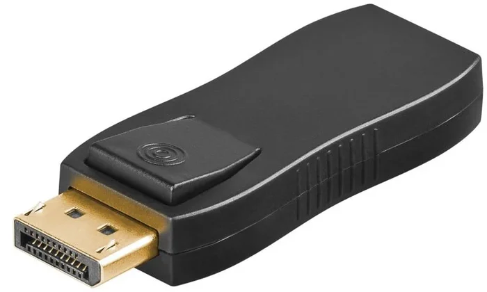 Wentronic HDMI DisplayPort Adapter – Adaptador para cable (HDMI 19p F, DisplayPort 20p M, macho/hembra) (importado)