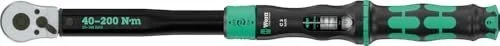 Wera Click-Torque Lock C 3 Llave dinamométrica, ajustable, carraca de conmutación, función Torque Lock, 40-200 Nm, 1/2″ x 40-200 Nm